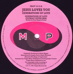 Jesus Loves You : Generations Of Love (12", Single, Pin)