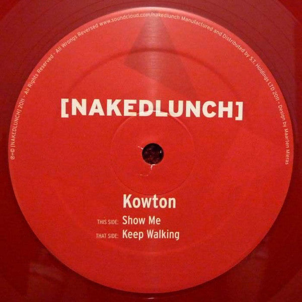 Kowton : Keep Walking / Show Me (12", Red)