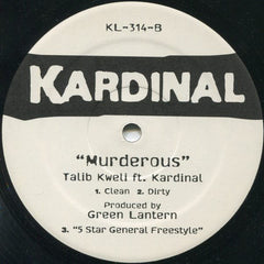 Kardinal Offishall : Number One Spot RMX / Murderous (12")
