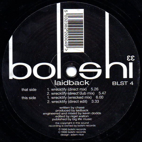 Laidback : Wrecktify (12")