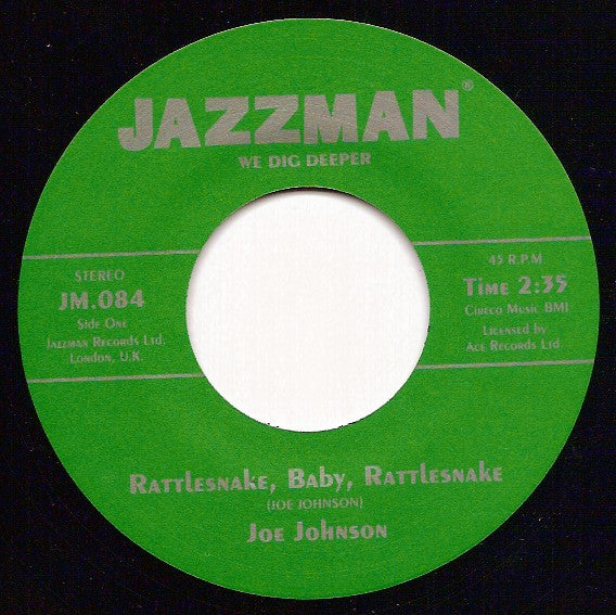 Joe Johnson (44) : Rattlesnake, Baby, Rattlesnake / Gold Digging Man (7")