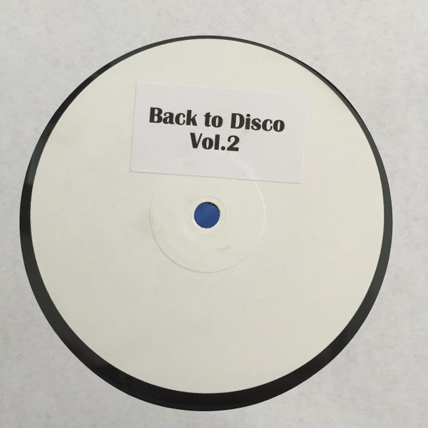 Kool Gangstas, The Sugarland Gang : Back to Disco Vol.2 (12", Unofficial, W/Lbl, Sti)