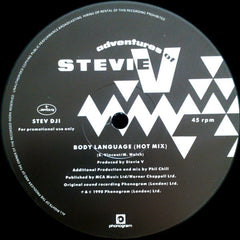 Adventures Of Stevie V. : Body Language (12", Promo)