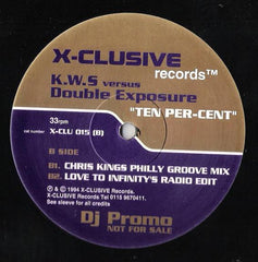 K.W.S. Versus Double Exposure : Ten Per-Cent (2x12", Promo)