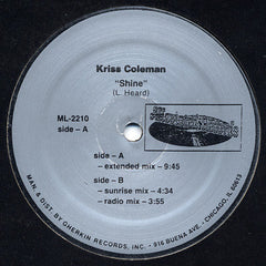 Kriss Coleman : Shine (12")