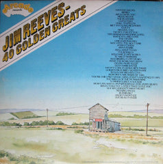 Jim Reeves : 40 Golden Greats (2xLP, Comp, RM)
