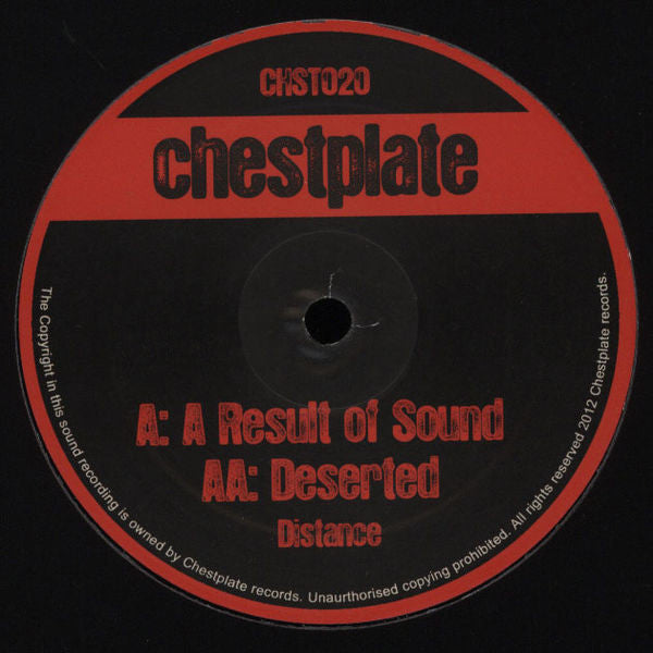 Distance* : A Result Of Sound / Deserted (12")