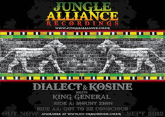 Kosine & Dialect Meets King General : Mount Zion / Got To Be Conscious (12")