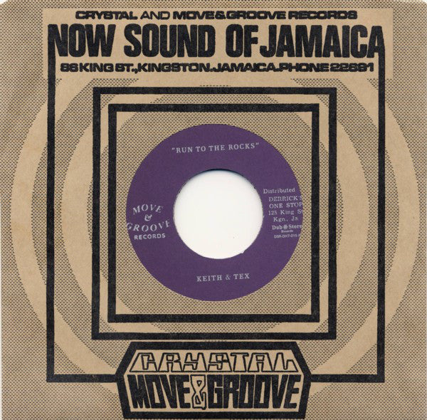 Keith & Tex : Run To The Rocks / Let Me Be The One (7", Single, RE)