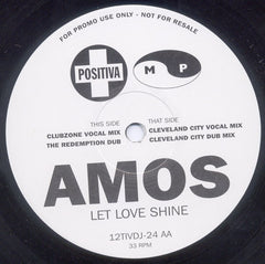 Amos : Let Love Shine (12", Promo)
