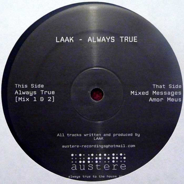 Laak : Always True (12", EP)