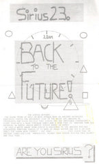 Sirius23 : Back To The Future (Part 1) (12", W/Lbl, Sta)
