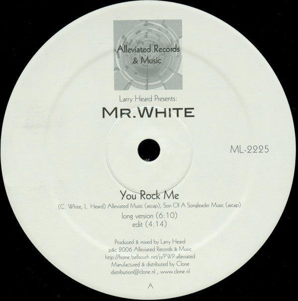 Larry Heard Presents: Mr. White* : You Rock Me (12", EP, RE)