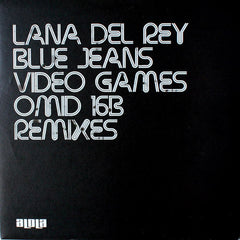 Lana Del Rey : Blue Jeans / Video Games (Omid 16B Remixes) (12")