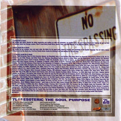 7L & Esoteric : The Soul Purpose (CD, Album)