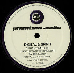 Digital & Spirit : Phantom Force (Fracture's Astrophonica Edit) / Backlash (Digital & Spirit Rework) (12", Ltd)