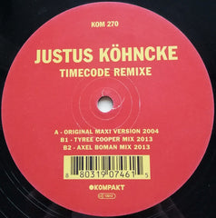 Justus Köhncke : Timecode (12")