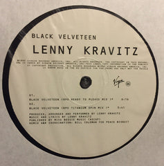 Lenny Kravitz : Black Velveteen (2x12", Promo)