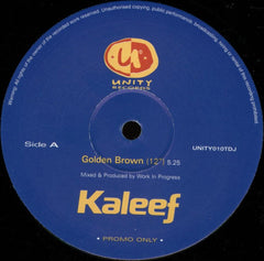 Kaleef : Golden Brown (12", Promo)