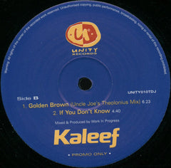 Kaleef : Golden Brown (12", Promo)