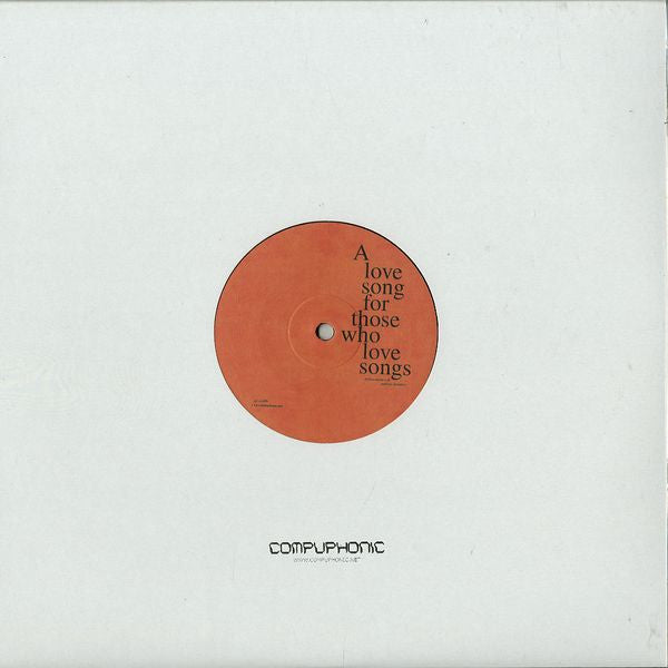 Kris Menace & Anthony Atcherley : A Love Song For Those Who Love Songs (12")