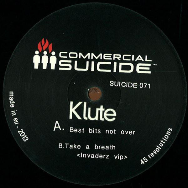 Klute : Best Bits Not Over / Take A Breath (Invaderz VIP) (12")