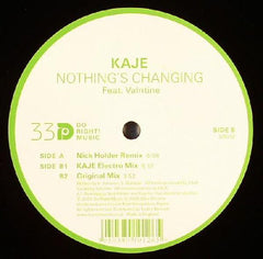 Kaje : Nothing's Changing (12")