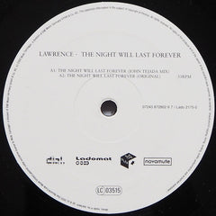 Lawrence : The Night Will Last Forever (12")