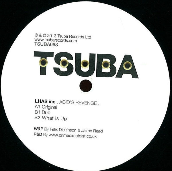 L.H.A.S. Inc. : Acid's Revenge (12")