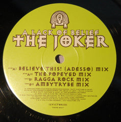 The Joker (11) : A Lack Of Belief (12", Promo)
