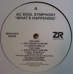 AC Soul Symphony : What's Happening (12")