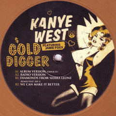 Kanye West : Gold Digger (12", Ltd, Gol)