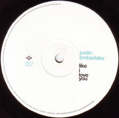 Justin Timberlake : Like I Love You (12")