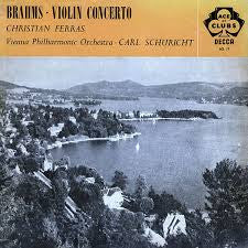 Johannes Brahms, Christian Ferras, Wiener Philharmoniker, Carl Schuricht : Violin Concerto in D Major, Op. 77 (LP, Mono)