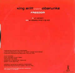 King Britt Presents Oba Funke : Freedom (12")