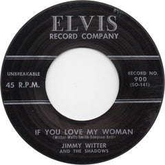 Jimmy Witter And The Shadows : If You Love My Woman / Aaaaahhh! (7", RE, Gre)
