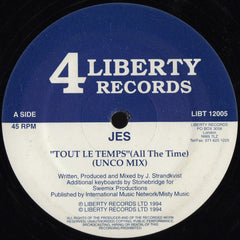 Jes : Tout Le Temps (All The Time) (12")