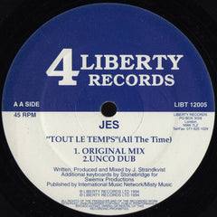 Jes : Tout Le Temps (All The Time) (12")