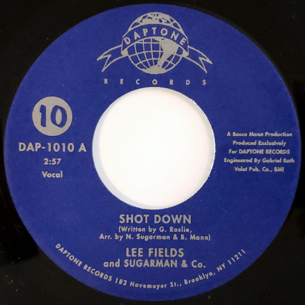 Lee Fields And Sugarman 3 : Shot Down / Honey Wagon (7", Single)