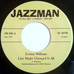 Esther Williams / Tommie Young – Last Night Changed It All Jazzman – JM.016
