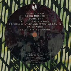 Kevin McPhee : Boris EP (12", EP)