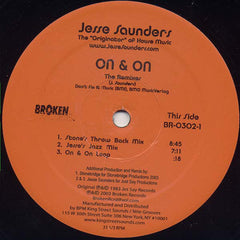 Jesse Saunders : On & On (The Remixes) (2x12")