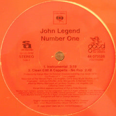 John Legend : Number One (12")