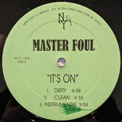 Kool G Rap / Master Fuol : My Life (Remix) / It's On (12", Unofficial)