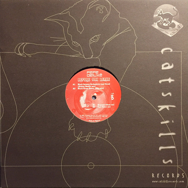 Pepe Deluxé : Before You Leave (12", Promo)