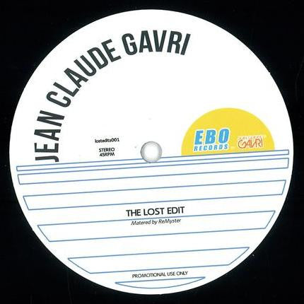 Jean Claude Gavri / Moplen : The Lost Edit (12", Promo)