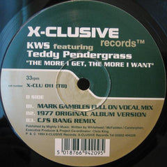 K.W.S. : The More I Get The More I Want (12")