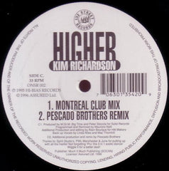 Kim Richardson : Higher (The Mixes) (2x12")