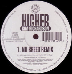 Kim Richardson : Higher (The Mixes) (2x12")