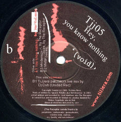 NerViolence / The Receptor : Hey, You Know Nothing (12", P/Mixed)